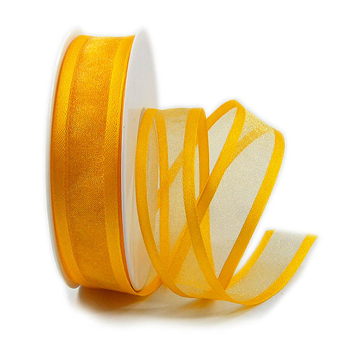 Florband 25mm breit / 25m-Rolle: gelb