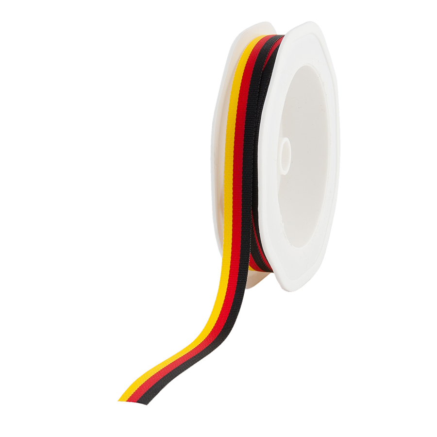 Nationalband Deutschland, 10mm breit / 25m-Rolle