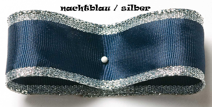 Farbkombination nachtblau-silber