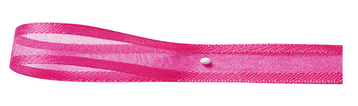 Florband pink: 10mm breit / 25m-Rolle