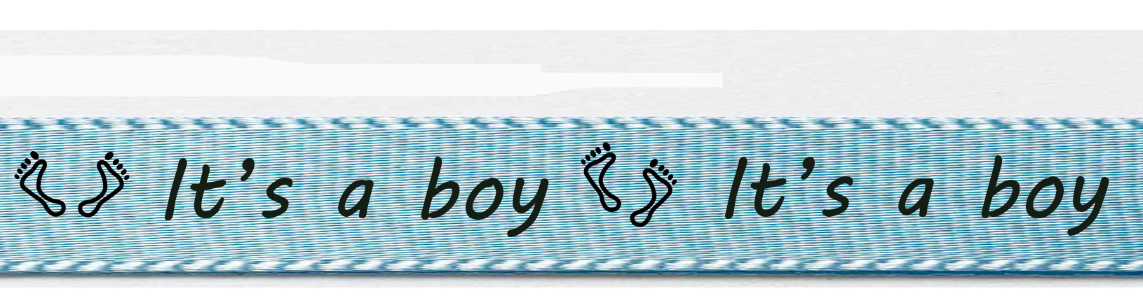 Babyband-It-a-boy Babyband "It's a boy", hellblau