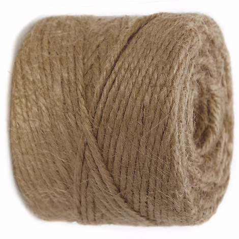 3-7mm-natur-250g-80m Jutekordel, natur: 3,7mm breit / 80m-Rolle.