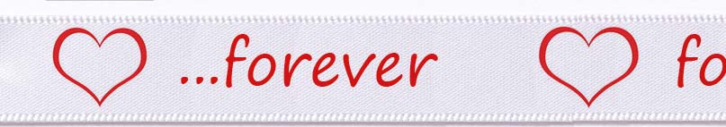 forever, weiss: 15mm breit / 25m-Rolle