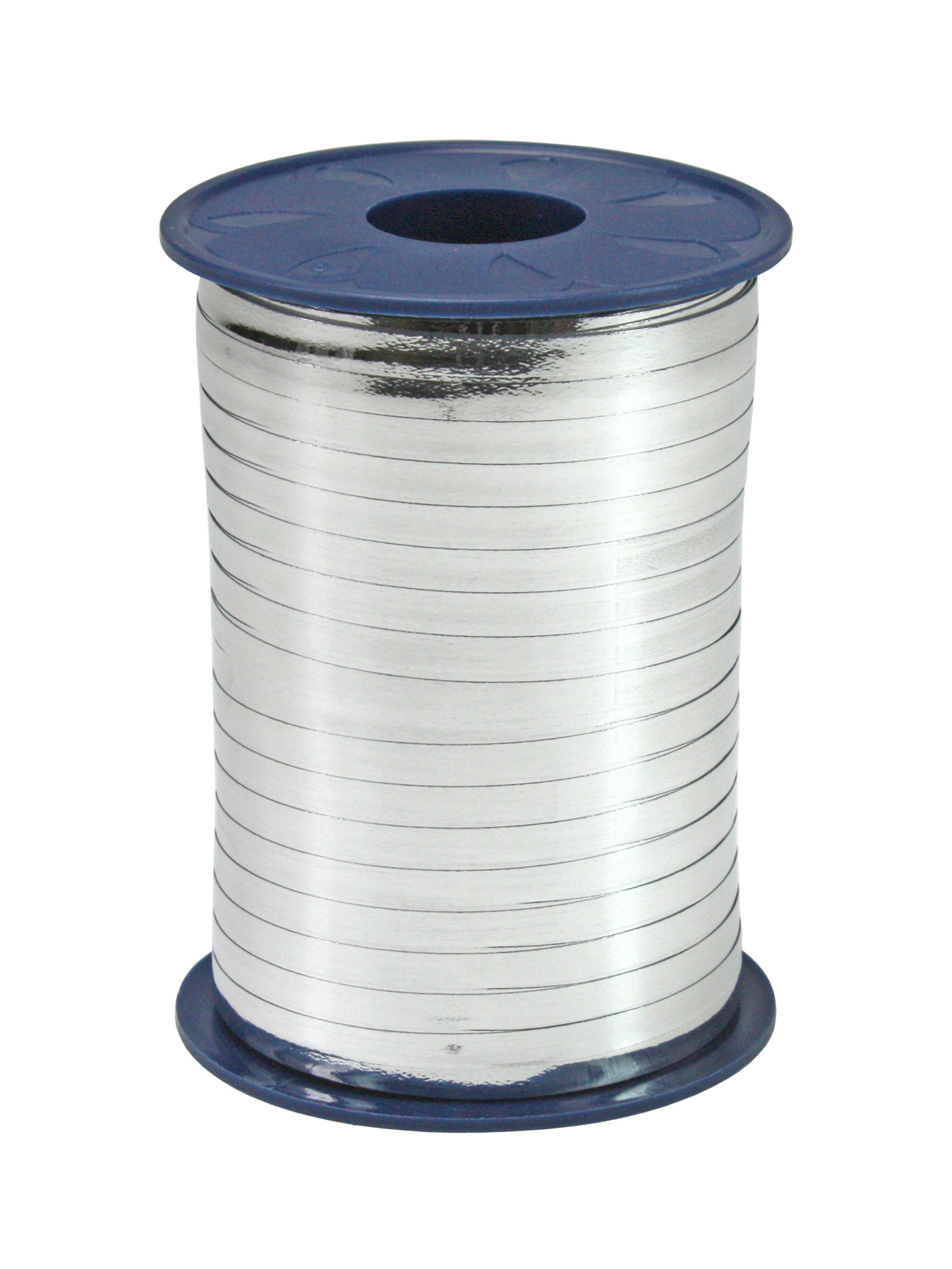 285-5-631 Polyringelband: 5mm breit / 400m-Rolle, silber-metallic