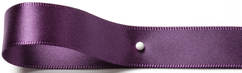 Detailansicht: Satinband, Farbnummer 125 Lila