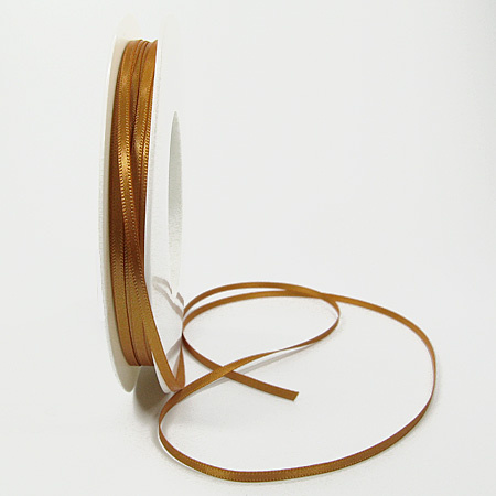 Satinband SINFINITY - caramel (160) - Beispiel 3mm / 50m- Rolle