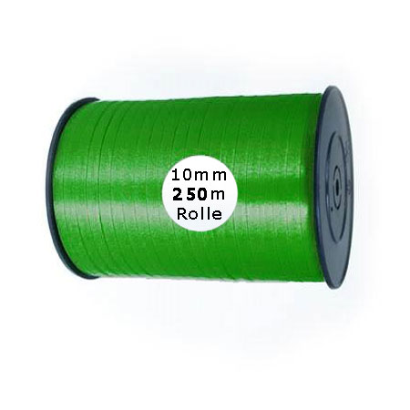10mm-apfel Ringelband: 10mm breit / 250m-Rolle, apfelgrün