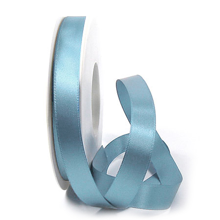 Satinband SINFINITY - hellblau (006) - Beispiel 15mm / 25m- Rolle