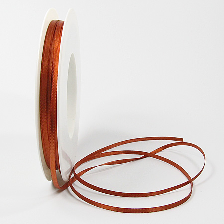 Satinband SINFINITY - mocca (161) - Beispiel 3mm / 50m- Rolle