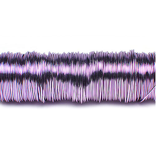 lavendeleeZlAFFLHKH0g Decolackdraht, lavendel: 0,5mm Ø - 50m-SNAP-Spule = 100 gramm