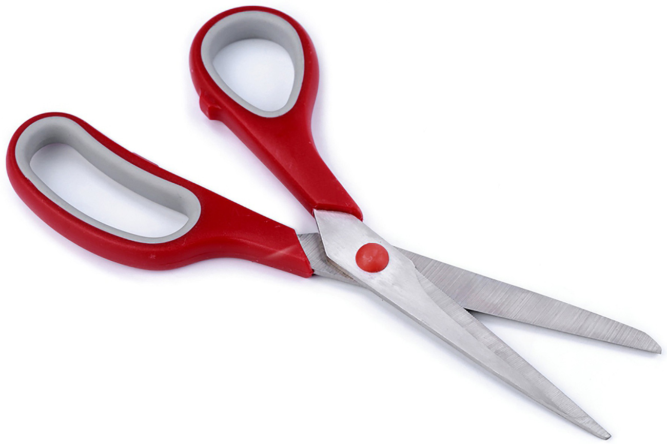 2-Schere-WEB Dekoband-SCHERE-Edelstahl