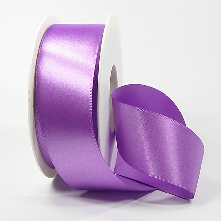 Satinband: 38mm breit / 25m-Rolle, lavendel.