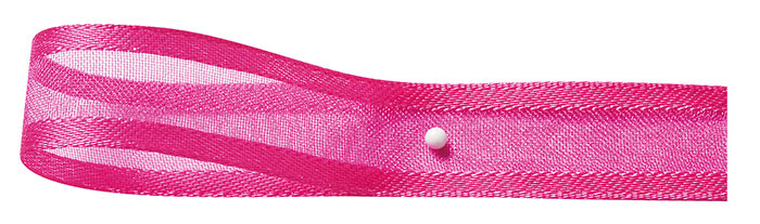 Florband 15mm breit / 25m-Rolle: pink