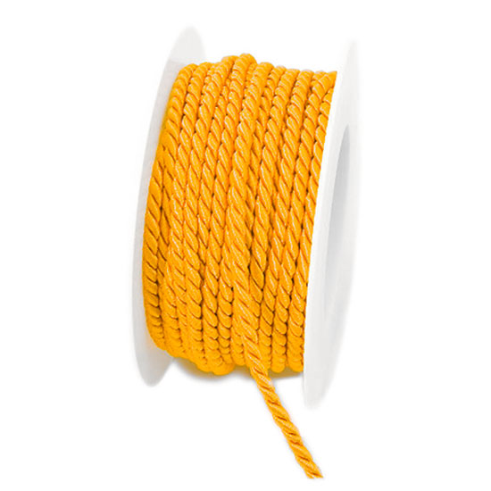 Kordel, einfarbig gedreht: 4mm breit Ø / 25m-Rolle