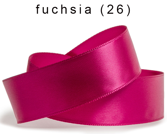 Satinband-SATINA  50m-Rollen: fuchsia (26)