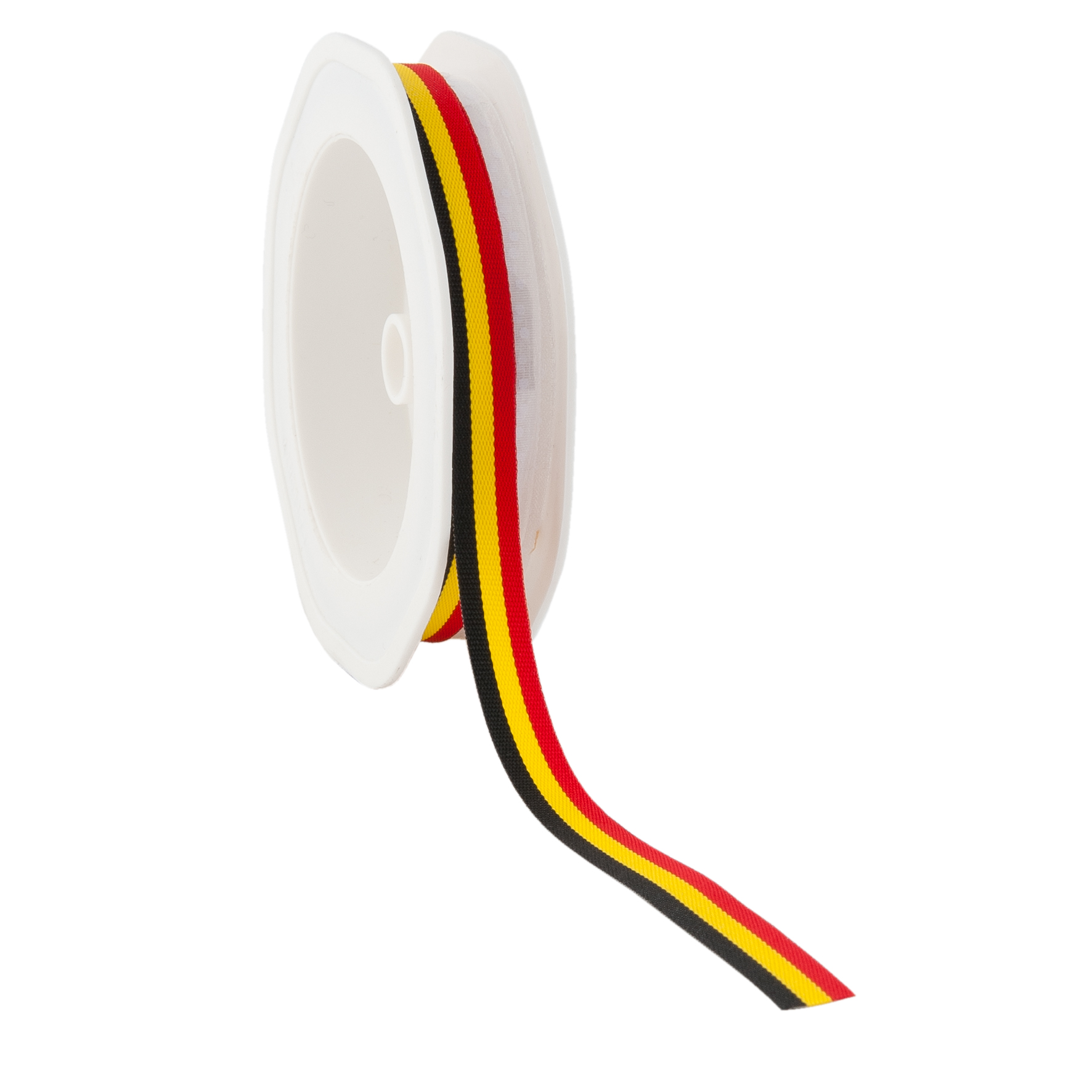 Nationalband Belgien, 10mm breit / 25m-Rolle