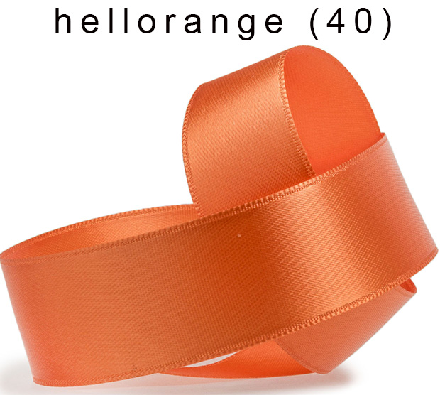 Satinband-SATINA  50m-Rollen: hellorange (40)