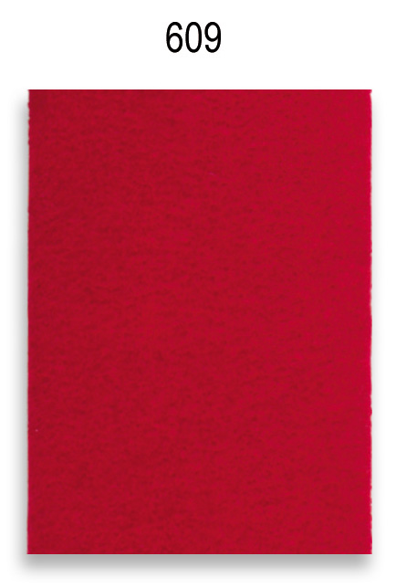 Filzband-MONZA-10 Filzband MONZA, Farbe: rot (609)