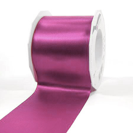 Satinband-ADRIA, Tischband pink: 72mm breit / 25m-Rolle 