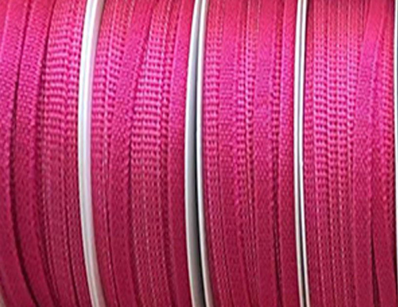 1342-05-116-gesamt Gummiband 5mm breit / 20m-Rolle, pink -waschbar bis 60º Grad