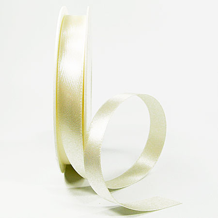 Satinband SINFINITY - creme (106) - Beispiel 15mm / 25m- Rolle