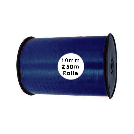 10mm-marine Ringelband: 10mm breit / 250m-Rolle, marineblau