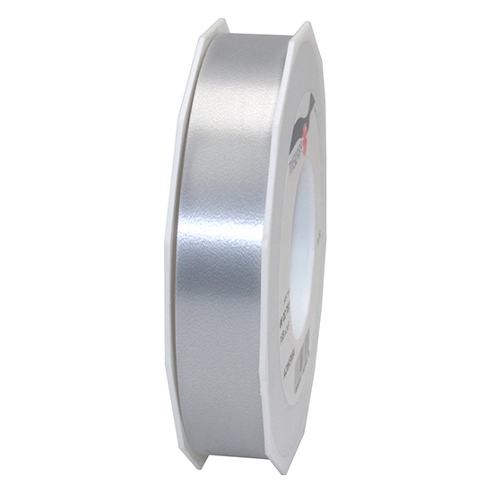 Polyband-AMERICA: 25mm breit / 91m-Rolle, silber.