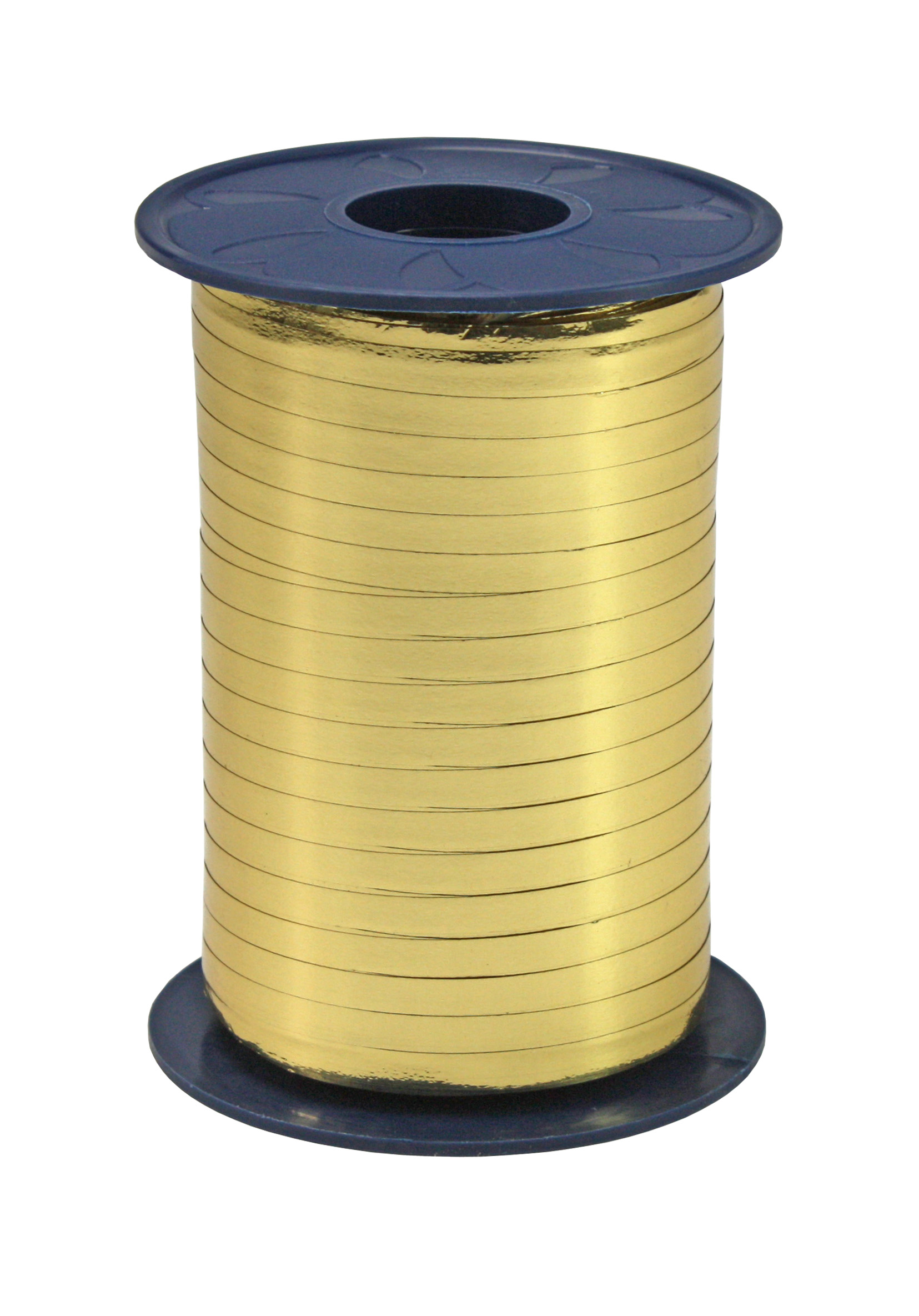 285-5-634 Polyringelband: 5mm breit / 400m-Rolle, gold-metallic