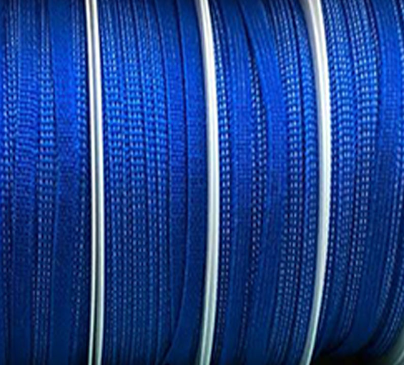 1342-05-144 Gummiband 5mm breit / 20m-Rolle, blau - waschbar bis 60º Grad