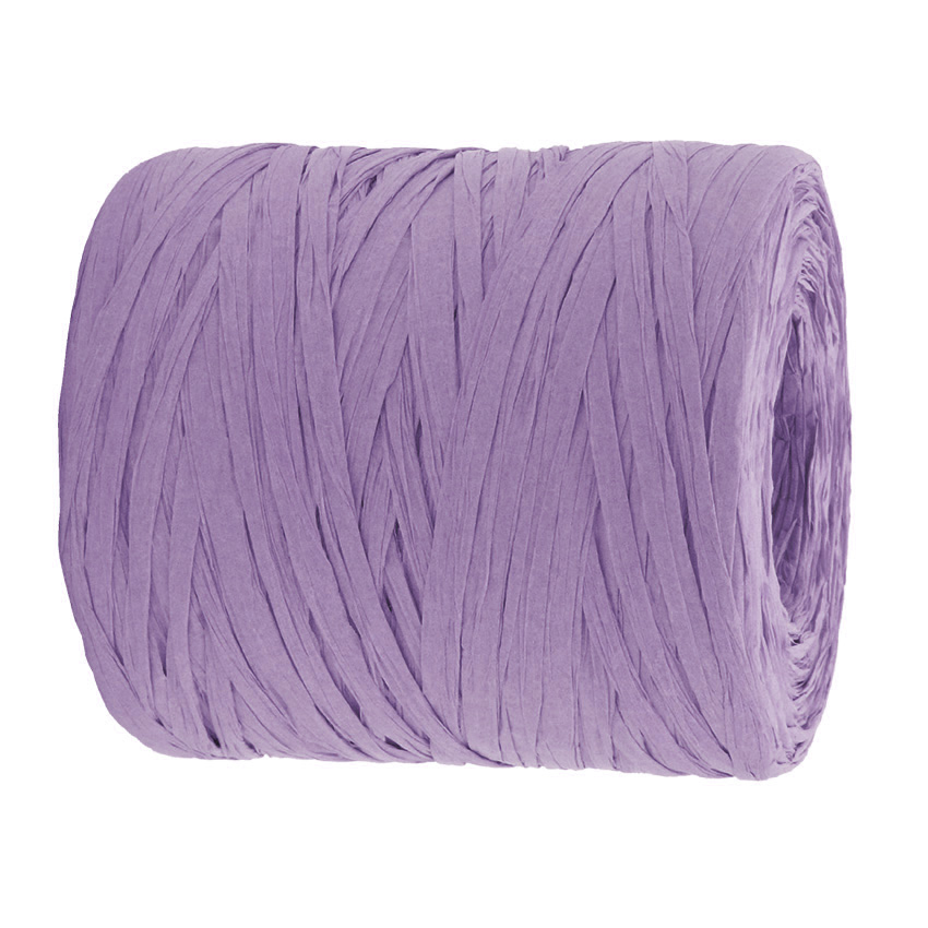 Raffia-lavendel PAPER-Raffia-Bast, lavendel: 5mm breit / 200m-Rolle