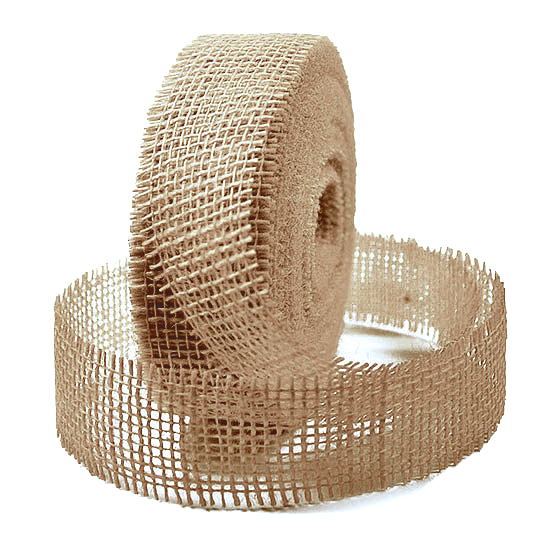 2140-103-1 Juteband-Rupfenband: 40mm breit / 20m-Rolle