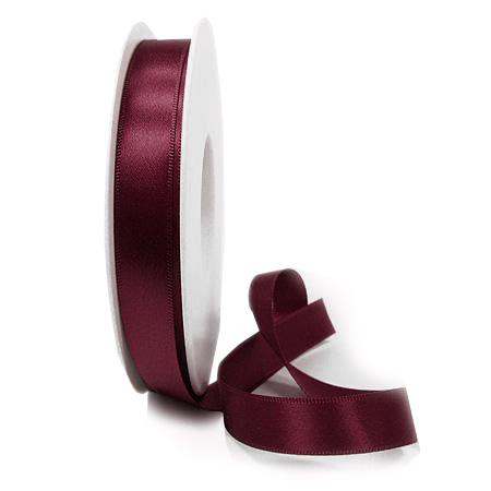 15mm-bordeauy-satina Satinband-SATINA, bordeaux: 15 mm / 50 Meter