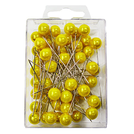tempgelb-10mm-08-boxB9voLiavTpOcQH4ZD7GgtQJFdD Perlkopf-Dekonadeln: 10mm Ø / 60mm lang, gelb