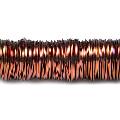 braun Decolackdraht, braun: 0,5mm Ø - 50m-SNAP-Spule = 100 gramm.