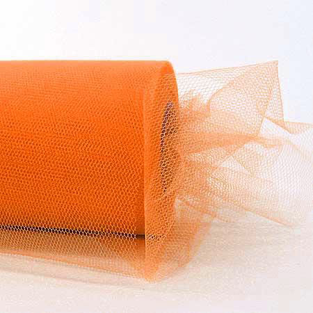 54199136 Tüllband: 100mm breit / 50m-Rolle, orange