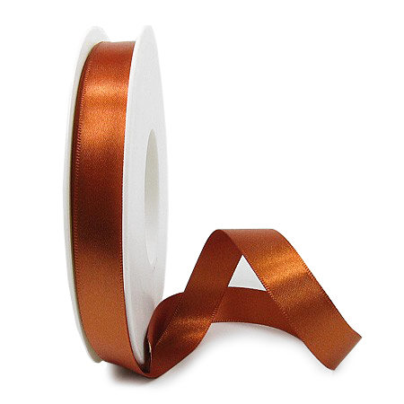 Satinband SINFINITY - mocca (161) - Beispiel 15mm / 25m- Rolle