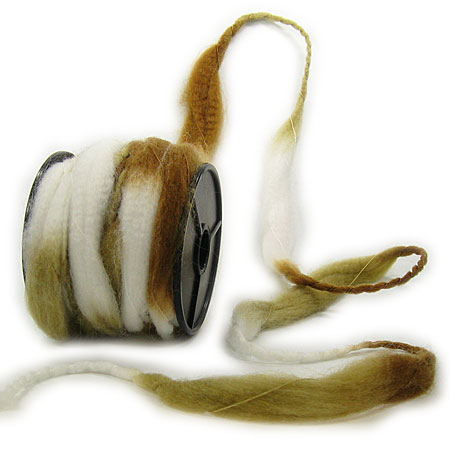 710112158 Filzkordel, creme-braun-weiss