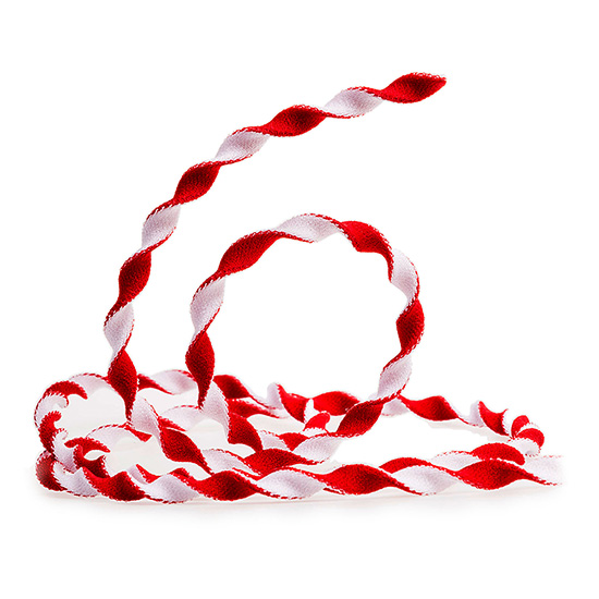 effekt-kordel_-4mm-rot-weiss Elastik-Kordel: 4mm Ø breit / 10m-Rolle, rot-weiss