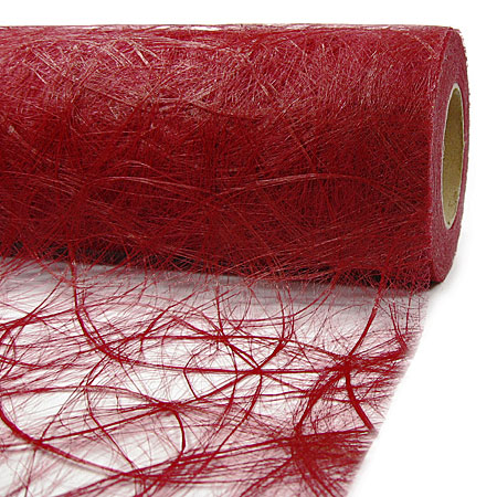 4223563500 Sizoweb Dekovlies: 30cm / 25m-Rolle, weinrot