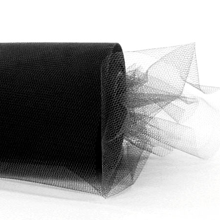 54199113 Tüllband, 100mm breit / 50m-Rolle, schwarz