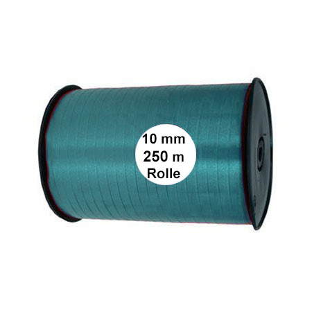 Ringelband: 10mm breit / 250m-Rolle, petrol