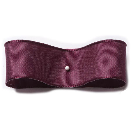 Drahtkantenband: 25mm breit / 25m-Rolle, aubergine