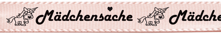 MS1000-Maedchensache-hellrosa Satinband "Mädchensache": 15mm breit / 25m Rolle - hellrosa