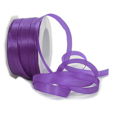 6051050611 Taftband, lila: 10mm breit / 50m-Rolle