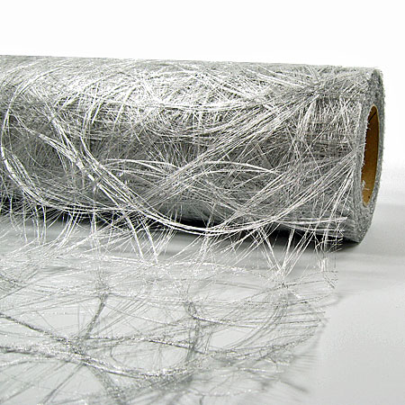 4223511400 Original Sizoweb Dekovlies: 30cm / 5m-Rolle, silber