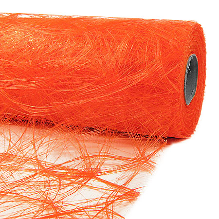 Sizoweb®, orange - Dekovlies 30cm breit / 25m-Rolle