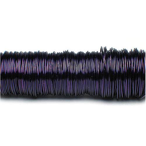 violett7Xray8OF917IX Decolackdraht, violett: 0,5mm Ø - 50m-SNAP-Spule = 100 gramm