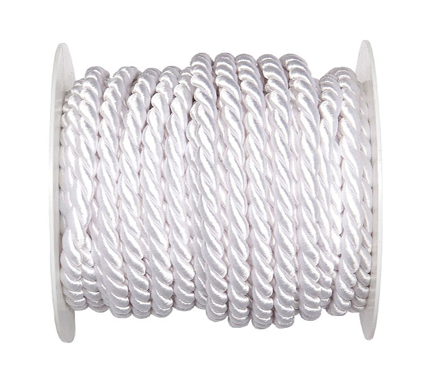 tempweiss_6mmly6hXnddjS3eU Kordel, einfarbig gedreht: 6mm breit Ø / 25m-Rolle.