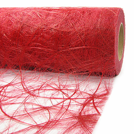 4506453320 Sizoweb Dekovlies: 30cm breit / 25m-Rolle, rot