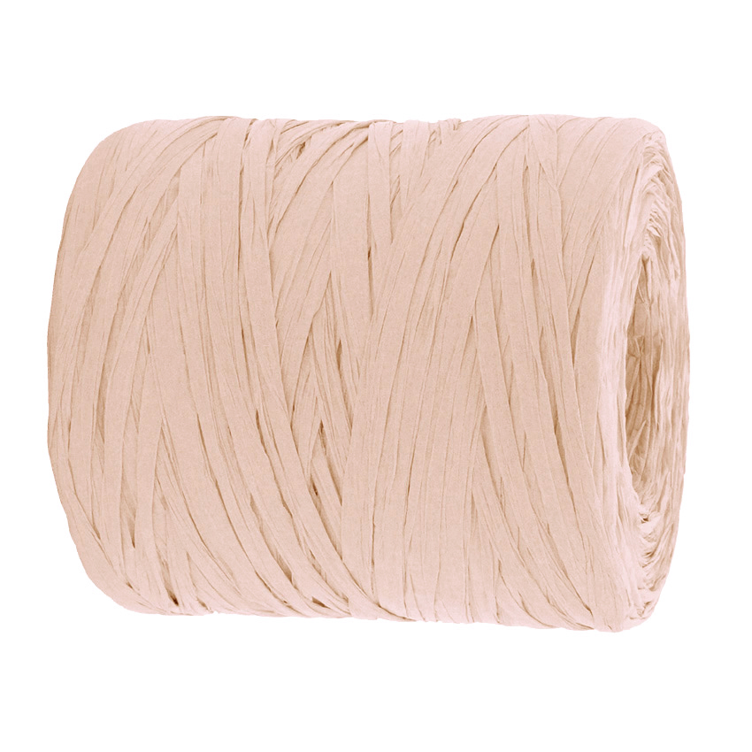 PAPER-Raffia Bast rosa: 5mm breit / 200m-Rolle